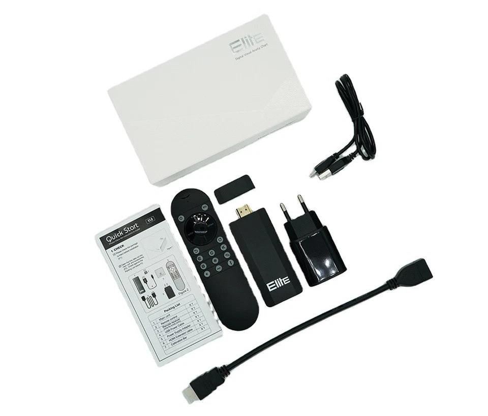 Elite Digital Eye Chart Vision Optics Visual Acuity Software Chart Used - Image 2 of 4