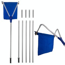 Roof Snow Removal Rake Shovel Tool 21.65 ft Aluminum Pole w/ Oxford Snow Slide
