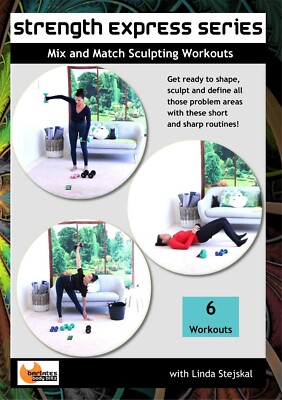 STRENGTH EXPRESS SERIES 6 WORKOUTS EXERCISE DVD LINDA STEJSKAL BARLATES NEW