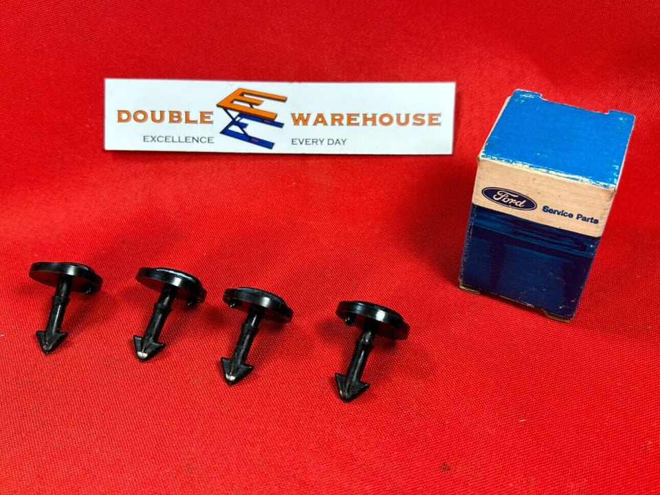 NOS OEM Ford D7FZ-62518A 40-A Mustang Sun Roof Headliner Retainers SET ...
