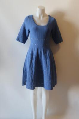 adolfo dominguez blue dress Nerine Ruched Halterneck A-Line Mini Dress in Blue Flower Print