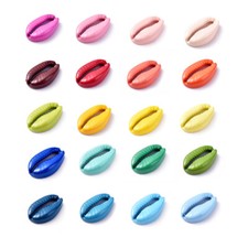 20x Shell Shape Loose Alloy Beads for DIY Necklace Bracelet Jewelry Home Decor