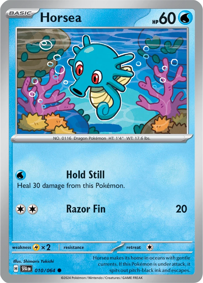 Horsea Pokémon TCG Cards for sale | eBay