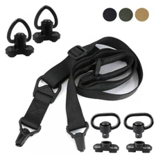 Tactical Quick Detach QD 1 2 Point Multi Mission Rifle Sling /M-lok Swivel Mount