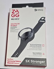 NEW Clear ZAGG InvisibleShield Glass Elite 360 for Samsung Galaxy Watch6 44mm