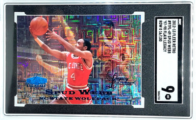 /100 Spud Webb SGC 9 2012-13 Fleer Retro '97-98 Flair Legacy Showcase