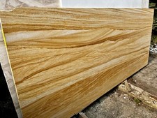 Tischplatte Arbeitsplatte Sandstein Abdeckung stark gemasert Natursteinplatte