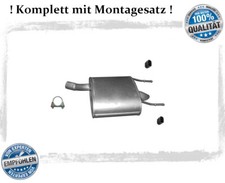 Endschalldämpfer Opel Insignia A 1.6 1.8 85/103KW Auspuff Endtopf Montagesatz