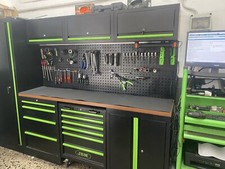 Carrello Portautensili Pieno 172 PZ+ Mobile Parete da Officina Portattrezzi JBM