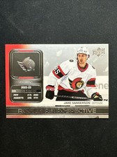 23-24 UD Series 1 Hockey Rookie Retrospective RR-12 Jake Sanderson