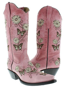 womens pink cowboy boots