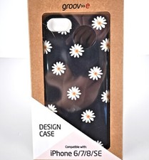 Groov-e iPhone 6/7/8/SE 2x Designs Sparkly Prism Or Daisy Flowers Phone Case