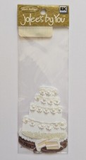 Miniature Wedding Cake Jolee's By You Scrapbooking Embellishments