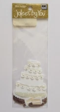 Miniature Wedding Cake Jolee's By You Scrapbooking Embellishments