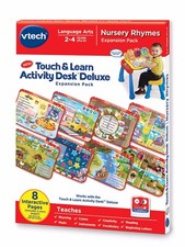 VTech Touch  Learn Activity Desk Deluxe - NURSERY RHYMES Expansion Pack NO BOX