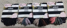 Lot of 4 Packs Scunci Elastic Hair Bands 40 pcs each = 160 total pieces