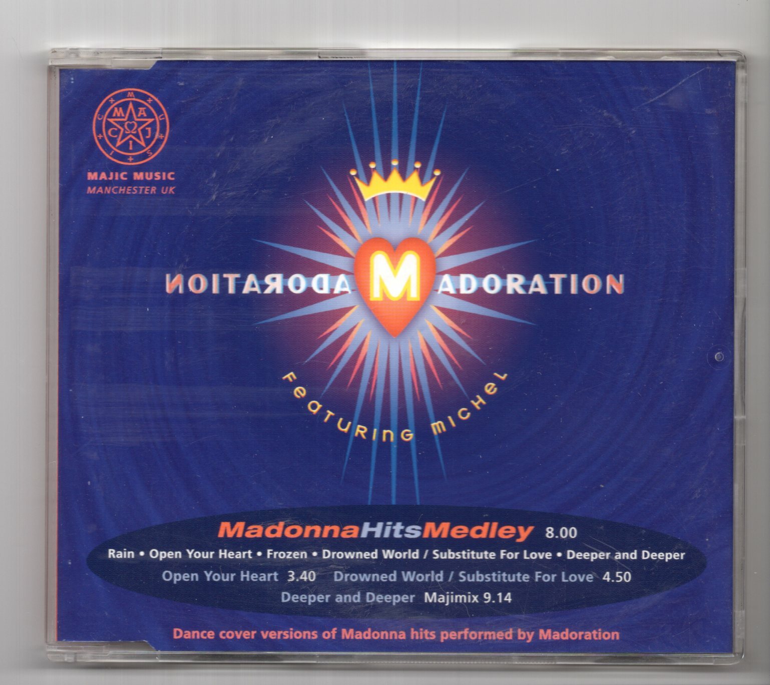 (IZ363) Madoration, Madonna Hits Medley ft Michel - 2000 CD
