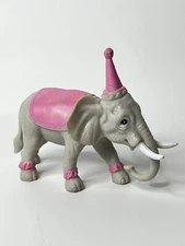 Ankyo Elephant Party Animal Figure Toy Birthday Cake Topper Circus Plastic NWT