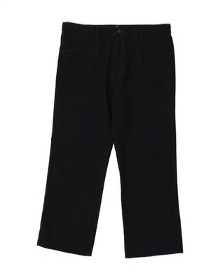 WRANGLER Mens Straight Casual Trousers W32 L26 Navy Blue BO19