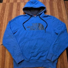 The North Face Blue Tech Essential Sportswear Hoodie Medium