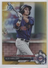 2017 Bowman Chrome Prospects Gold Refractor 43/50 Alex Kirilloff #BCP102 0i5i