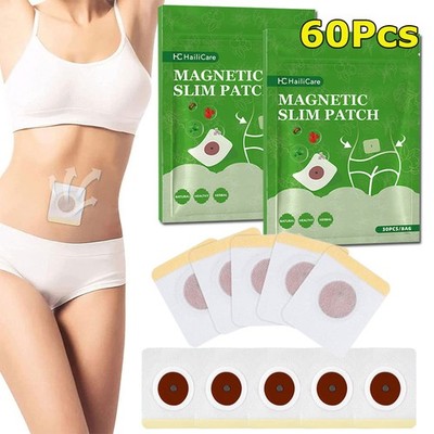 60PCS Slim Patch Weight Loss Slimming Diets Pads Detox Burn Fat Belly Patch