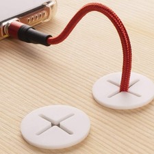 20pcs Cable Management Cable Wire Organizer Rubber Grommet Hole Cover