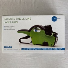 Ecolab Daydots Single Lone Label Gun Made for Receiving Food Prep Model 12010-01