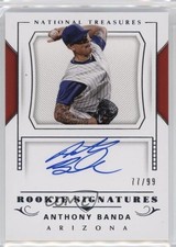 2018 Panini National Treasures Rookie Signatures 77/99 Anthony Banda Auto 6fs