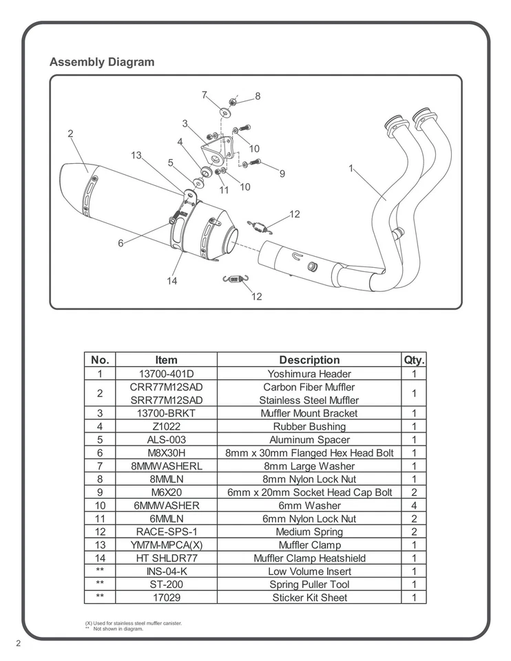Escape completo de fibra de carbono R77 preto compatível com Yamaha FZ-07 MT-07 XSR700 R7 13700AJ220 - Imagem 3 de 4