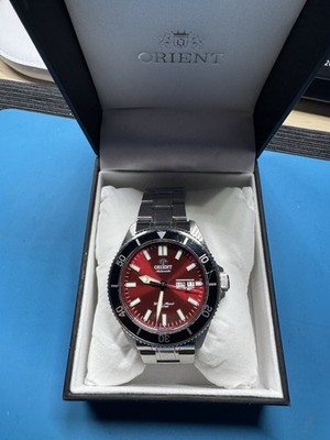 Orient Mako 42mm silbernes Stahlgehäuse, Stahlband, Automatik