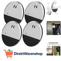 TüRalarm Fensteralarm, 4 StüCk Einbruchschutz TüRalarmsensor 130Db, Kabellose...