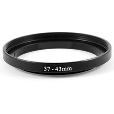 37-43mm 37mm to 43mm Aluminum Step-Up Filter Ring Adapter for Camera