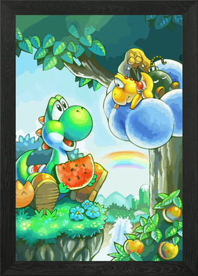 Yoshi Touch and Go Gerahmtes Wandbild Poster Leinwanddruck Bild