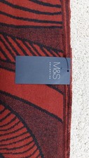 Marks and Spencer, Burgundy/Black patterned Scarf. New with Tag.
