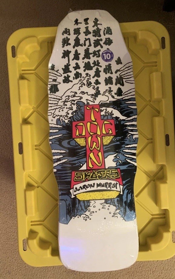 Dogtown Sk8 OG Classic Aaron Murray Re-Issue Deck 10.5 x 31" White Dip Pro Model