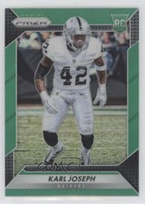 2016 Panini Prizm Rookie Green Prizm Karl Joseph #253 1k9