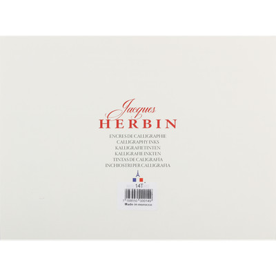 Jacques Herbin Farbkarte für Kalligrafietinten, 24x18 cm - 14T