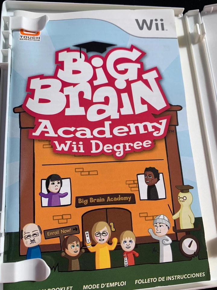 Big Brain Academy Wii Degree - Includes Game Disk, Instruction Booklet and Case - Image 2 of 3