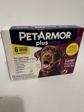PetArmor Plus Flea and Tick Prevention for Dogs 45-88 lbs. 6 Month Supply.