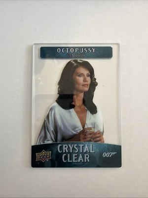 2020 Upper Deck James Bond Villains & Henchmen Crystal Clear Octopussy CC50