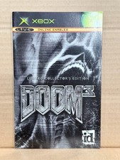 Doom 3 Limited Collectors Edition Microsoft Xbox Game Manual Booklet Only No Ga