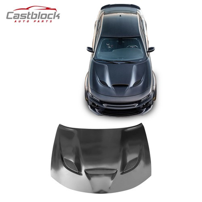 #ad Fit 2015 2023 Dodge Charger SRT hood Hellcat style Hood with vented bezels $739.00