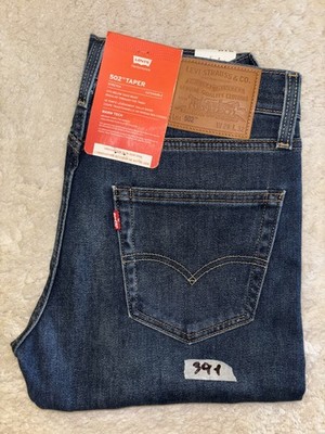 Jeans Levi s 502 Taper Herren W29 L32 Neu mit Etikett Blau Denim 