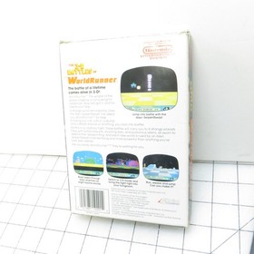 The 3-D Battles of Worldrunner Nintendo NES Video Game w/ Box, No glasses