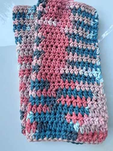 Durable Handmade 100% Cotton Dishcloths 8”X8” Set Of 2 