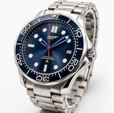 James Bond 007 'Casino Royale' Seiko TMI NH35A Automatic Movt Blue