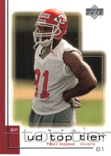 Tony Horne 2001 Upper Deck Top Tier #86 Kansas City Chiefs Football
