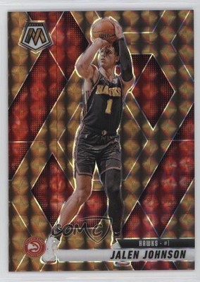2024-25 Panini Mosaic Bronze Mosaic Prizm 6/75 Jalen Johnson #35 0x7c