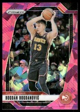 2024-25 Panini Prizm Prizms Pink Ice #105 Bogdan Bogdanovic - BSK